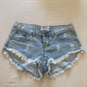 ❤️ONE TEASPOON❤️ Sexy BONITAS  Denim Shorts 24